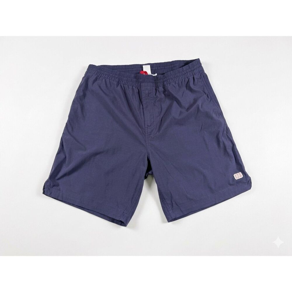 Topo Designs Shorts Mens XL Blue Nylon Quick Dry Hiking Pull On 3 Pocket Trail